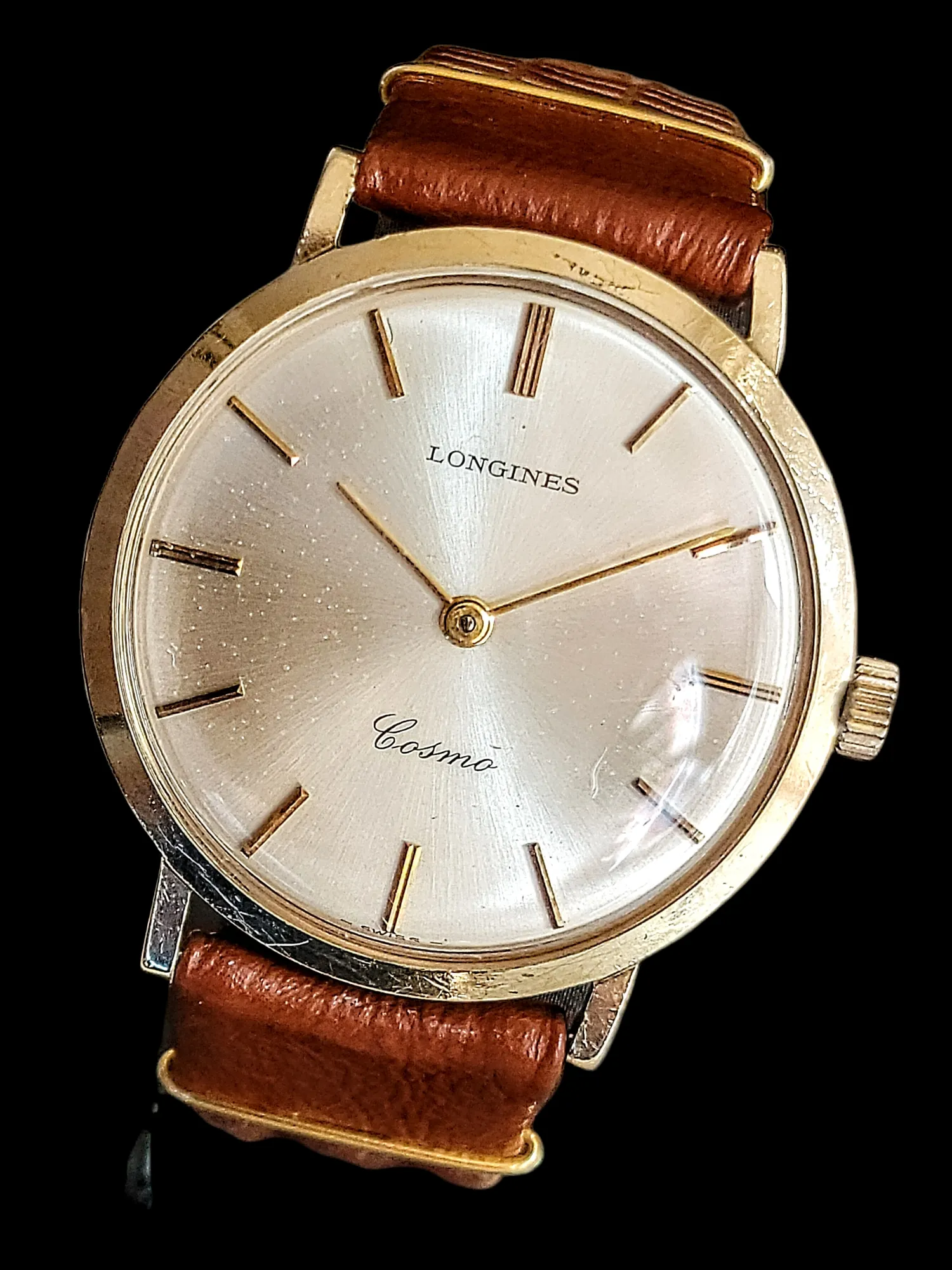 1970's LONGINES Cosmo Watch 17 Jewels Cal. 428 Swiss
