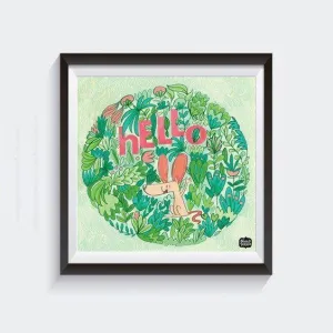 Hello Wall Art