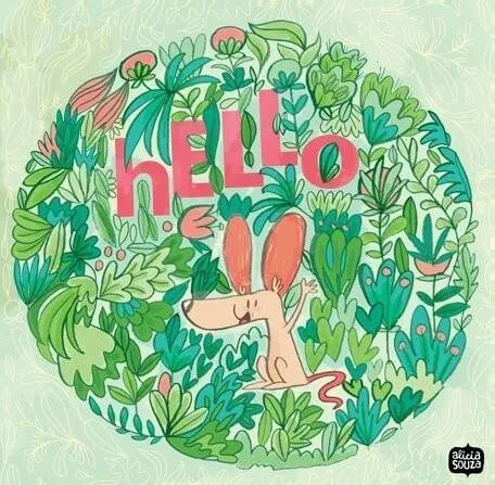 Hello Wall Art