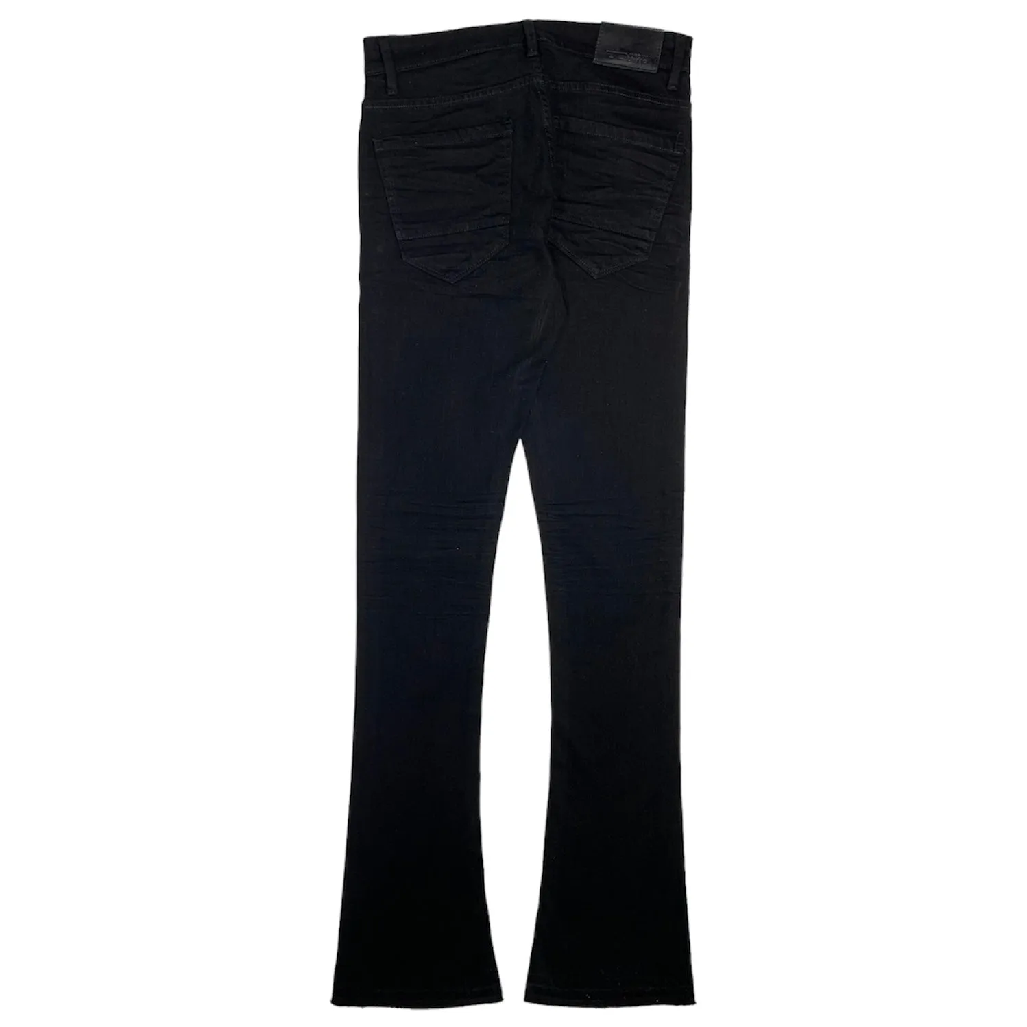 Sure! Here is an optimized title for the product:

Jordan Craig Ross Mens Black Stacked Fit Denim Jeans JRF955