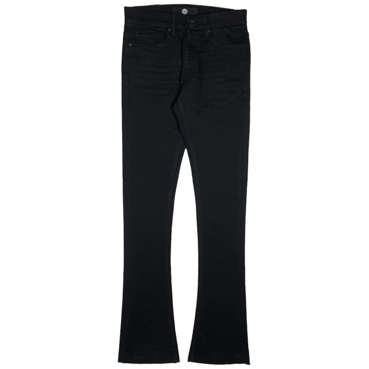Sure! Here is an optimized title for the product:

Jordan Craig Ross Mens Black Stacked Fit Denim Jeans JRF955