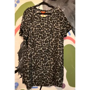 leopard print swing dress - 2x