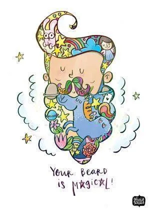 Magical beard Wall Art