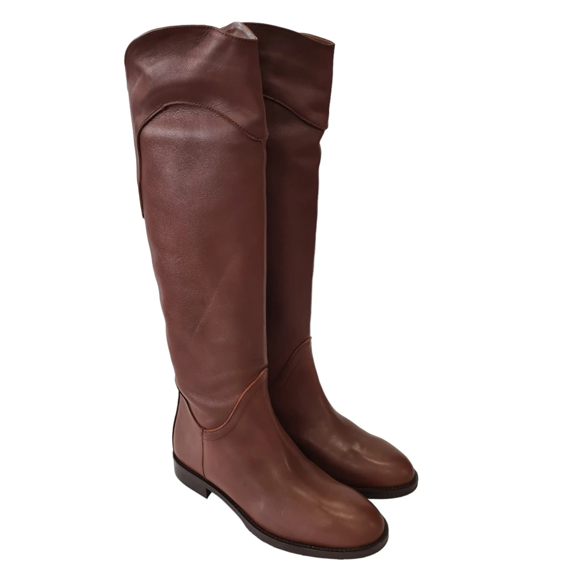 Miss Unique Womens Leather Boots Rrif.88 - Stylish and Elegant Footwear