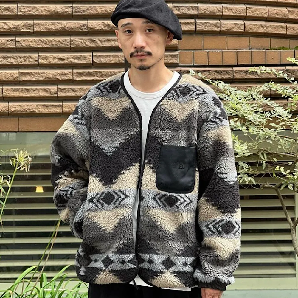 THE NORTH FACE PURPLE LABEL - NP Wool Boa WINDSTOPPER Field Cardigan - NA2354N