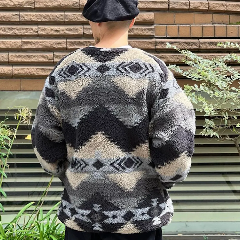 THE NORTH FACE PURPLE LABEL - NP Wool Boa WINDSTOPPER Field Cardigan - NA2354N