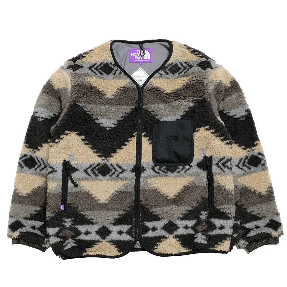 THE NORTH FACE PURPLE LABEL - NP Wool Boa WINDSTOPPER Field Cardigan - NA2354N