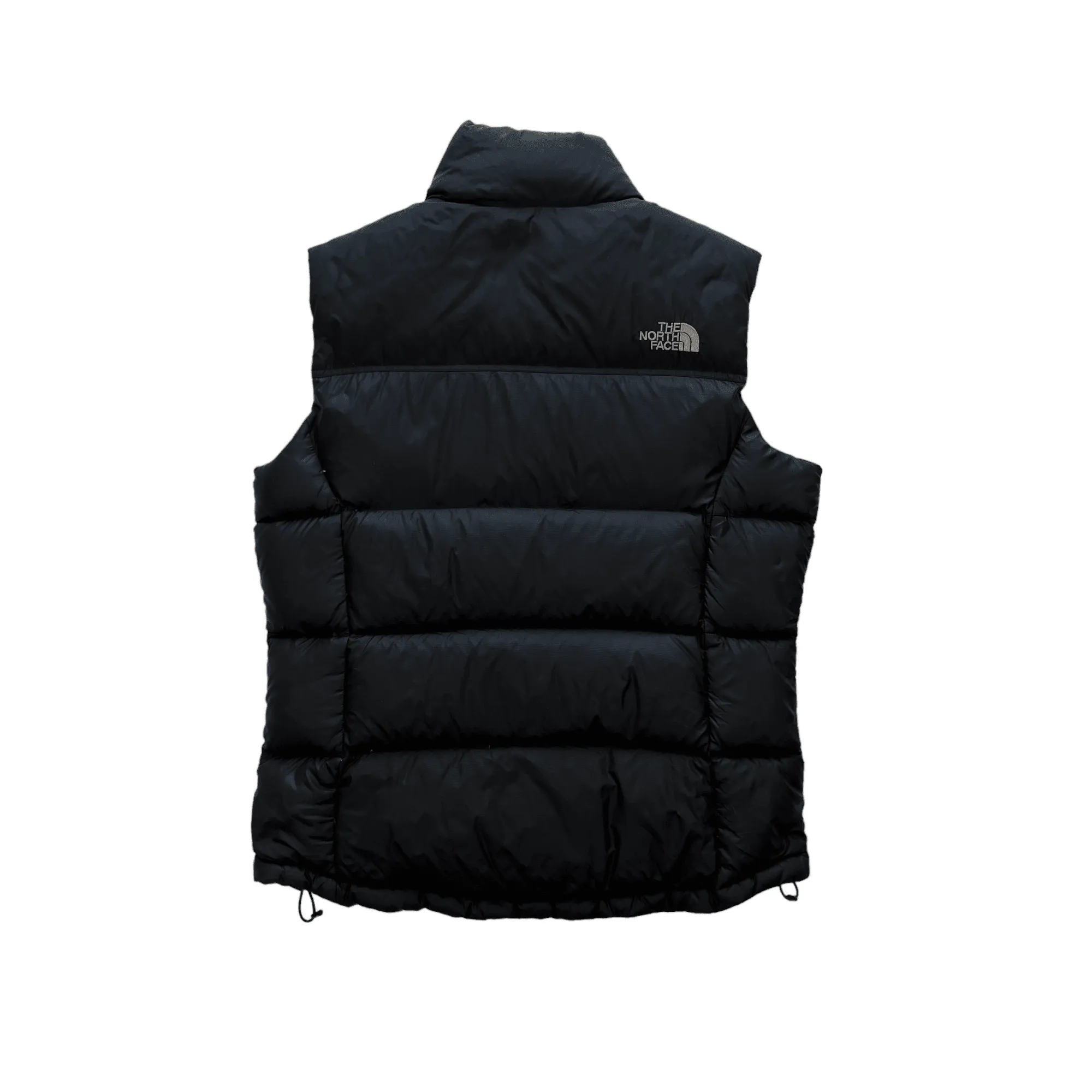 Vintage Black The North Face (TNF) Puffer Gilet - Small